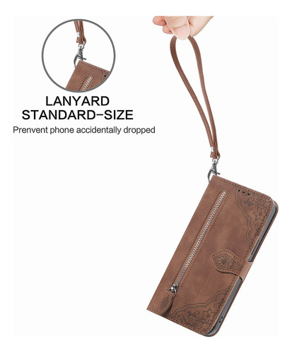 Funda De Piel Etfast Wallet For Teléfono Sharp