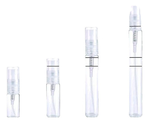 100pcs 10ml Mini Botella Spray Botella Vidrio Recargable