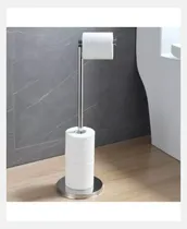 Comprar Porta Papel Higiénico Porta Rollo De Baño De Pie\u002Fpiso Metal Plateado