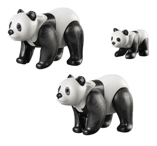 Playmobil 70353 Family Fun Animales Osos Pandas Con Bebe