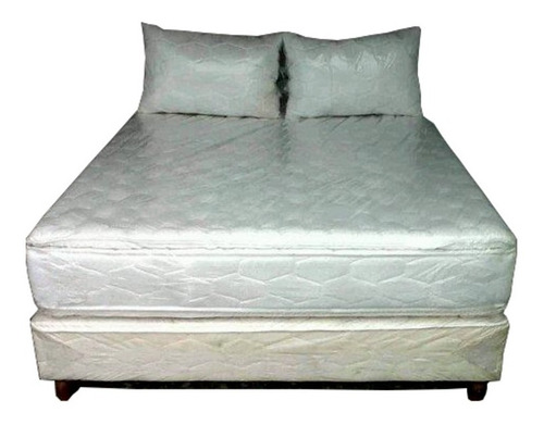 Colchon Ortopedico Pillow  +base Cama + 2 Almohadas 100x190 