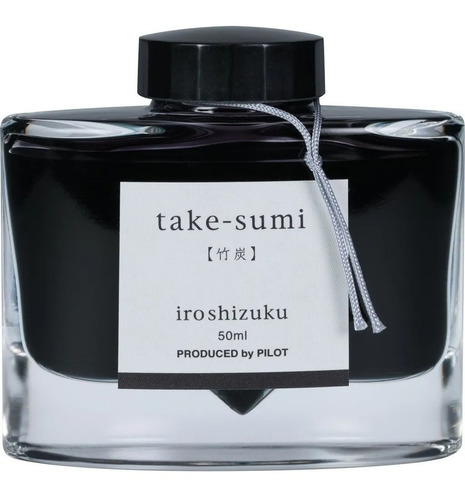 Tinta  Pilot Iroshizuku Take Sumi Preta 50ml