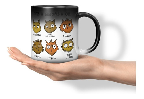 Taza Magica Gatos Tipos De Café 11 Onzas