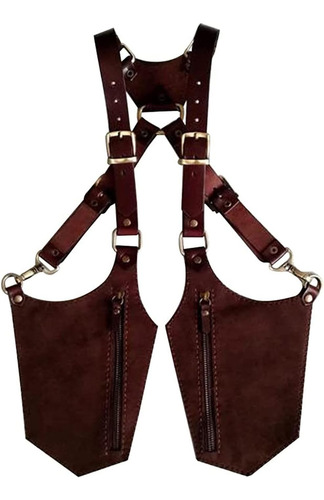 Bolsa De Cuero For Las Axilas Con Piel Antirrobo, Bandolera