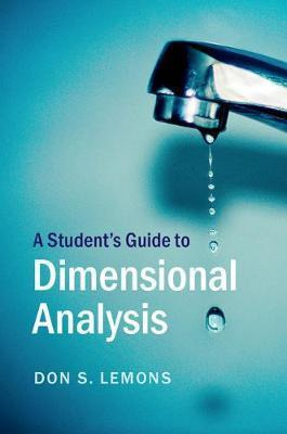 Libro A Student's Guide To Dimensional Analysis - Don S. ...