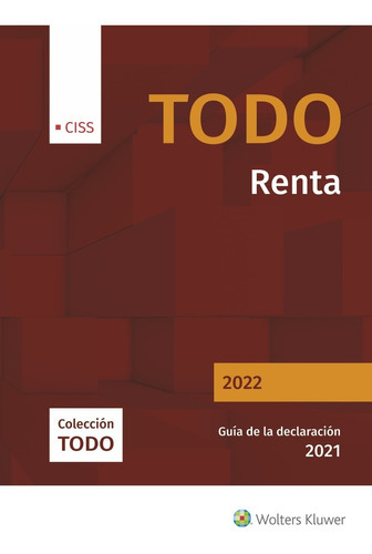 Todo Renta 2022, de 0. Editorial CISS, tapa blanda en español, 2022