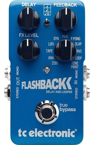 Pedal de guitarra Tc Electronic Flashback Delay And Looper