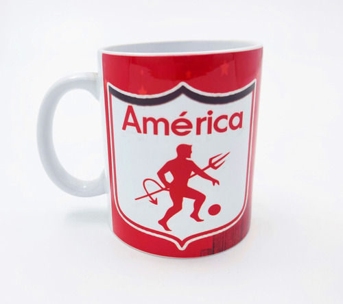 Mug Taza Pocillo Porcelana America De Cali Hincha Futbol