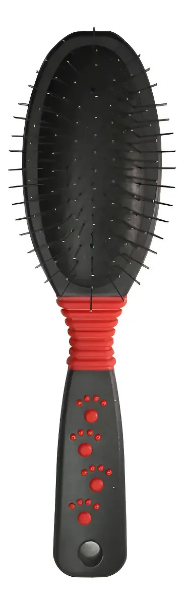Escova Para Pentear Cães Shih-tzh Maltes Spitz Yorkishire Vermelho