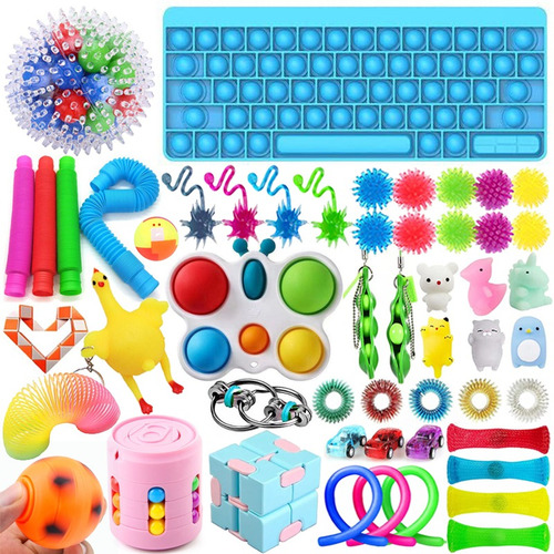 Kit De Teclado De Juego Pop De 52 Pelotas De Alivio Para Aut