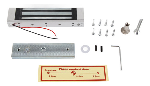 Cerradura De Montaje Empotrado, Electromagnética, 396 Libras