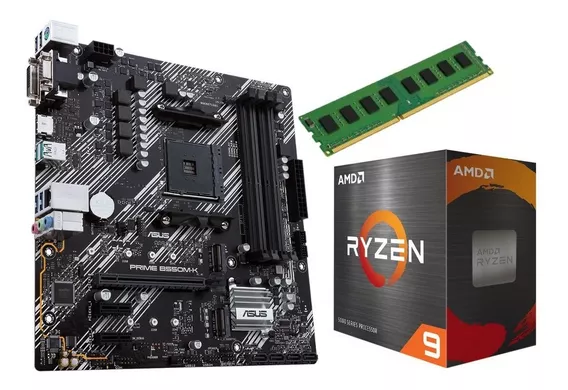 Combo Actualizacion Amd Gamer Ryzen 9 5950x 16gb Mother B550