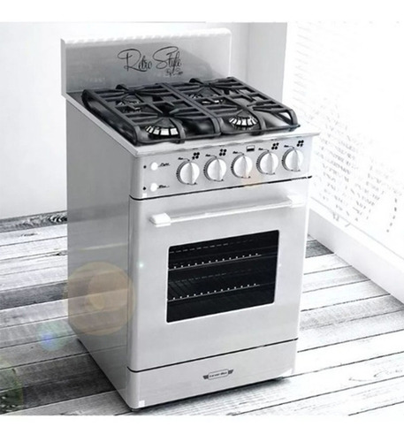 Imagen 6 de 10 de Cocina Retro Luxor Gas 4 Hornallas Valvula Vintage Diseño
