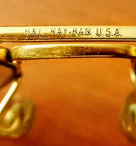 Ray Ban Caravan Fotocromático B&l 1970 Usa 24k. Ver X Favor! Fotocromáticos Oro Gris Clarito La A La Sombra Gris Humo Al Sol Oro Oro (Usado)