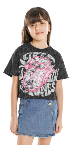 Playera The Rolling Stones C&a De Niña