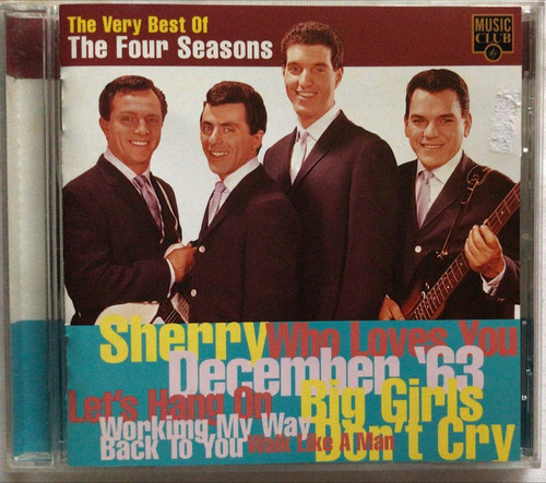 The Four Seasons. The Very Best. Cd Org Usado. Qqg. Ag.