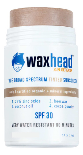 Waxhead - Barra De Proteccion Solar Biodegradable Para Ninos