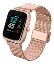 Comprar Smartwatch Relógio Inteligente Feminino Mormaii Life à Prova D' Água Pulseira em Aço Inoxidável Rosé com Diversas Funções - MOLIFEAHu002F7J