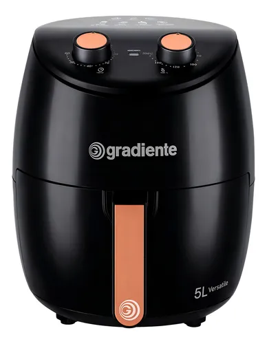 comprar Fritadeira elétrica airfryer sem óleo Gradiente 5,0L cesto removível 1500W PGAF500 Versatile Com Timer 110v
