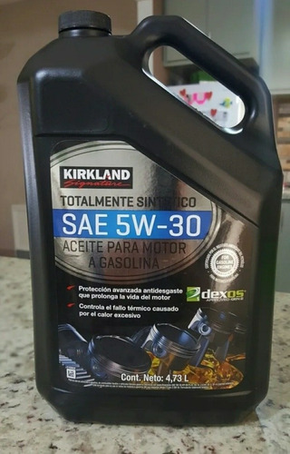 Aceite Sintetico 5w30 Kirland Signature Dexos1 Bote 4.73lt