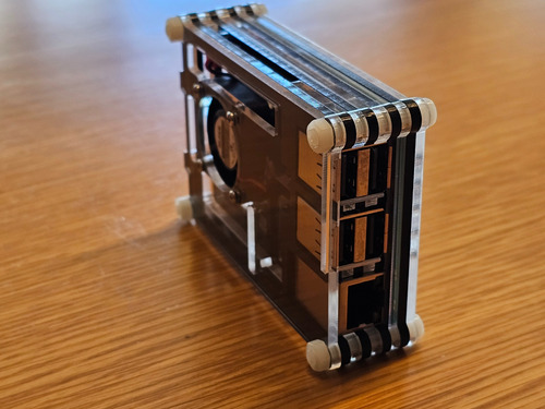 Novinho- Raspberry Pi 3 Model B V1.2 Case Acrilico E Cooler (Usado)