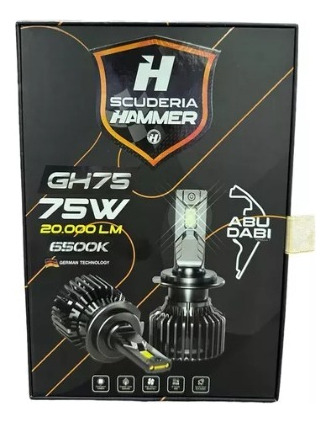  Luces Led 9007 Abudabí Scuderia Hammer 20.000 Lummens 75w