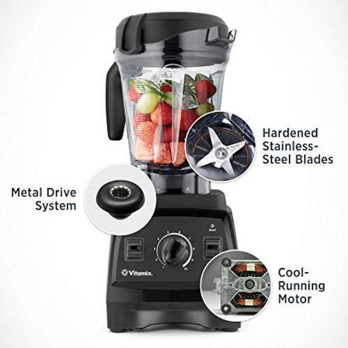Imagen 3 de 3 de Vitamix, Licuadora Roja 7500, Grado Profesional, Recipiente