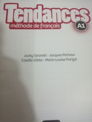 Tendances N A1 Le + Dvd - M Adul: Libro Del Alumno, De Parizet Marie-louis Girardet Jacky, Pecheur Jacques, Gibbe Colette. Editorial Cle International En Francés