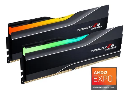 Memória RAM Trident Z RGB (For AMD) preto 32GB 2 G.Skill F5