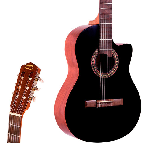 Guitarra Criolla Gracia G10 Clasica Con Corte Y Sujetacorrea