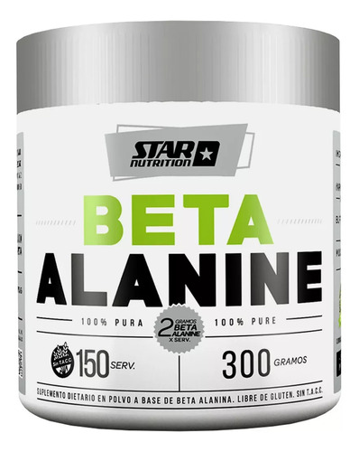 Beta Alanina 100% 300gr 0040beapo Star Nutrition