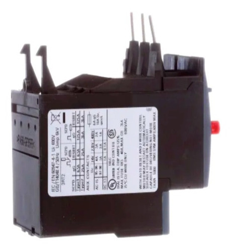 Imagen 3 de 5 de Relevador Bimetalico Rango 7-10a 3ru21261jb0 Siemens