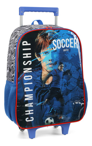 Mochila Rodinha G Soccer Futebol Champions Ic39062