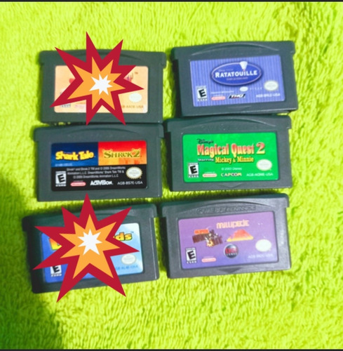 Cartuchos Gameboy Advance Originales Precio X Pieza