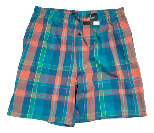 Short Pijama A Cuadros Para Hombre Talla Xl 