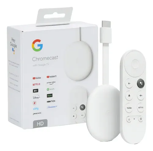 Google Chromecast Chromecast 4th Generation Ga03131-us White 8 Gb