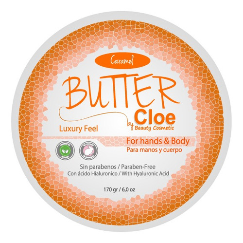 Cloe Butter Crema Para Manos Y Cuerpo Aroma Caramel 170 Gr