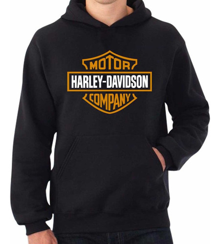 Buzo Canguro Harley Davidson Hoodie Calidad Premium