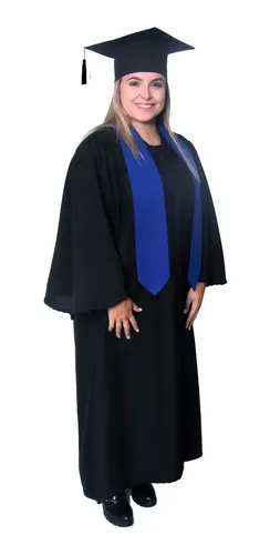 Beca De Formatura ( 5 Conjuntos Beca + Faixa + Capelo) | Frete grátis