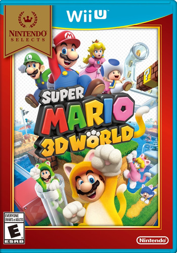 Super Mario 3d World.-wii U