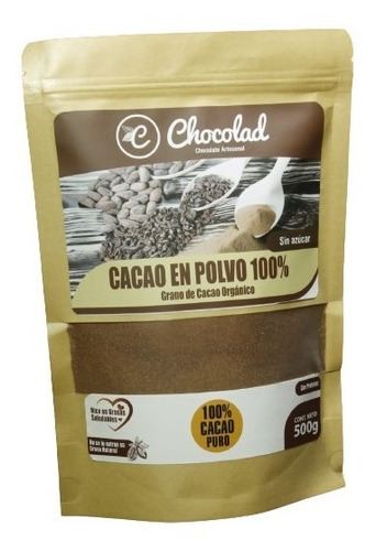 Imagen 1 de 1 de Cacao En Polvo 100%   Sin Azucar - L A - - L a $58