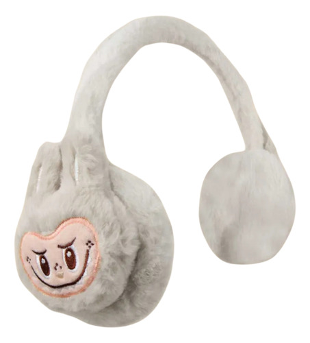 Orejeras Abrigadas P Invierno Calentitas Labubu Friends Cute Beige