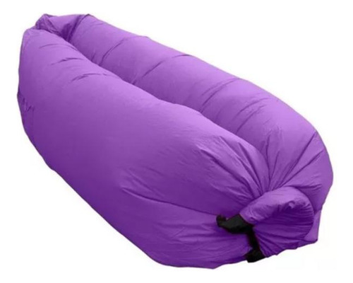 Sofá Sillón Inflable Tumbona Cojín Banano Camping Aire Playa