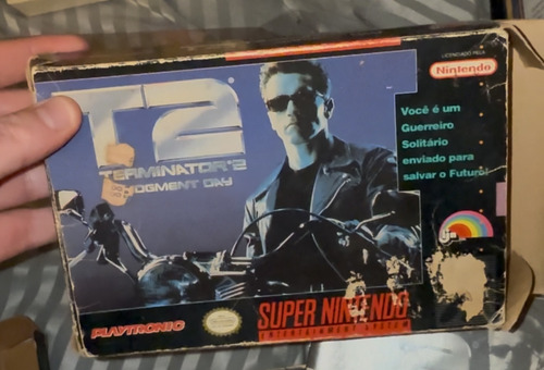 Snes Playtronic T2 Judgement Day Cib Raríssimo