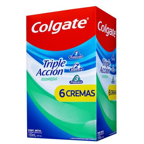 Colgate Crema Dental 6 U 150 Ml - mL a $77