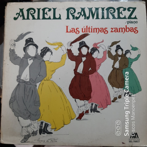 Vinilo Ariel Ramirez Piano Las Ultimas Zambas F4