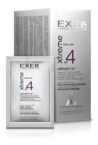 Exel Sachet Xtreme Intensificador Decoloracion Nº4 Caja X30