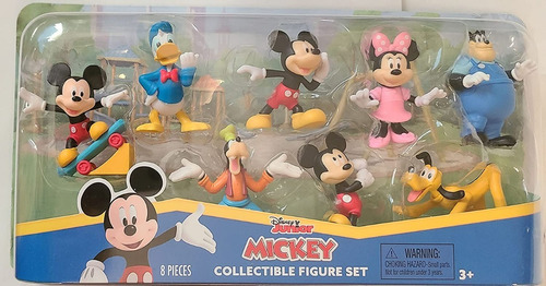 Mickey Y Sus Amigos Set De Figuras 8cm Original Casa Mickey