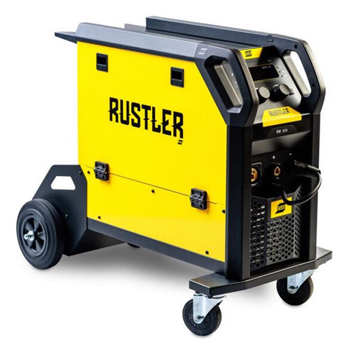 Inversora Máquina De Solda Mig/mag Rustler Em 300i Esab 220v Cor Amarelo Frequência 50 Hz/60 Hz