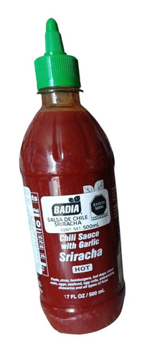 Salsa Chile Picante Sriracha Hot Badia 500ml Chili Sauce